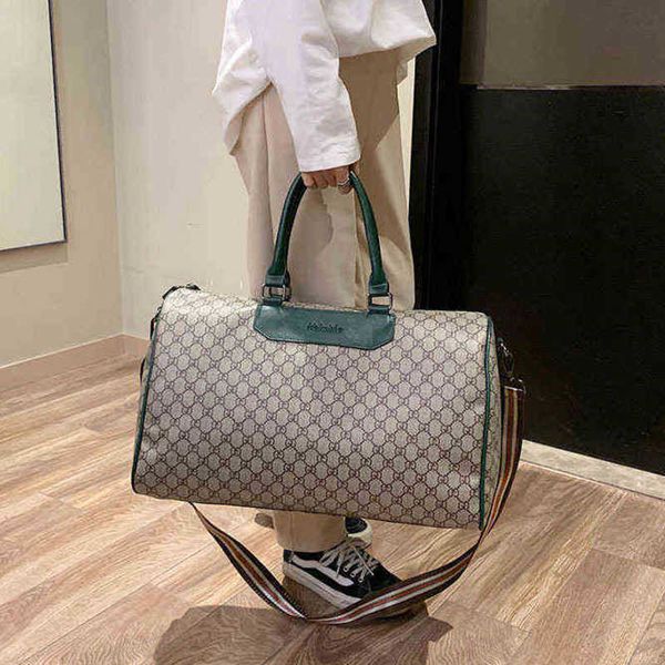 

large capacity travel bag men's business boarding letter pu women's one shoulder portable waiting for delivery storage sports purs