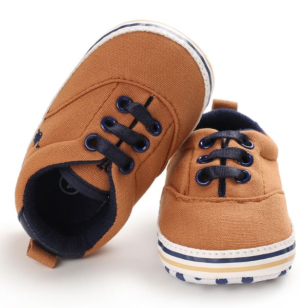 

New Baby Boys Girls Shoes Spring/autumn Toddler Infants First Walkers Sneakers Soft Sole Anti-slip Casual Canvas Sneaker Crib, White