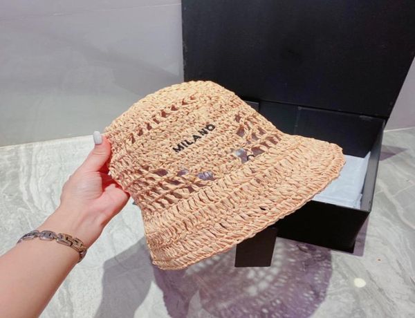 

women bucket hat straw summer casquette desginer caps hats mens beach woven cap knitted hats womens fisherman baseball cap d2262921490063, Blue;gray