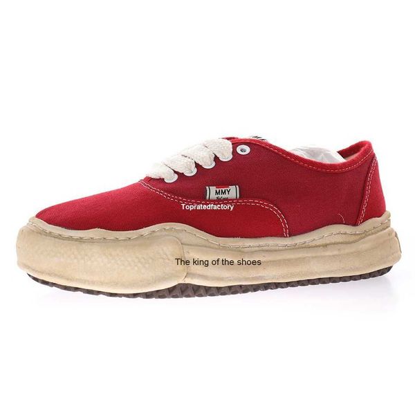 

maison mihara yasuhiro baker og sole over dyed canvas shoes for men mmy washed sneaker mens designer vintage platform shoe womens sneakers w