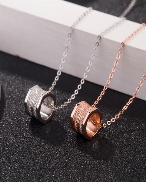 

love pendant necklace titanium steel octagon screw pendant party wedding necklace never fade fashion jewelry without box8226351, Silver