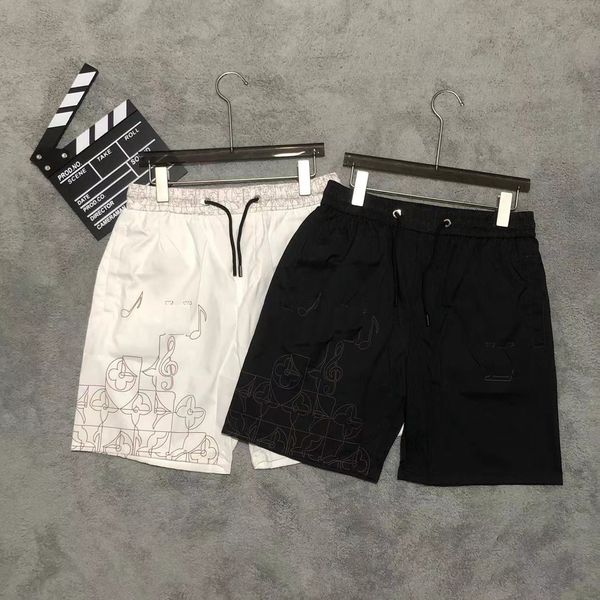 

summer mens shorts mix brands designers fashion board short gym mesh sportswear quick drying swimwear printing man s clothing swim beach pan, White;black