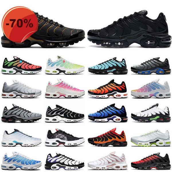 

sandals with box 2022 tn plus men women running shoes triple black cordura white wolf grey aqua silver hyper blue sky worldwide pink oxford