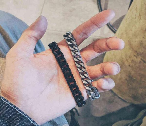 

minority design titanium steel bracelet ins style men039s korean version trendy punk bracelet student hip hop jewelry9099463, Golden;silver