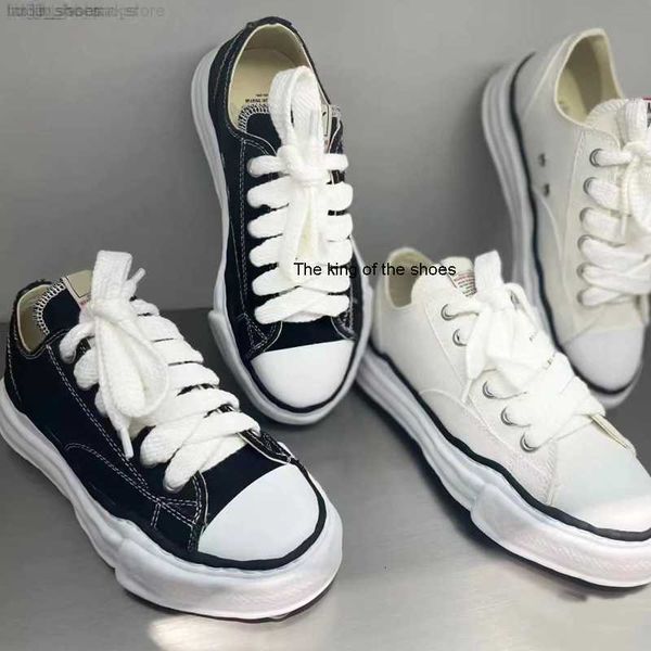 

dress shoes high street mmy canvas dissolve sole mihara lace-up men's casual yasuhiro couple board women's sneakers, Black