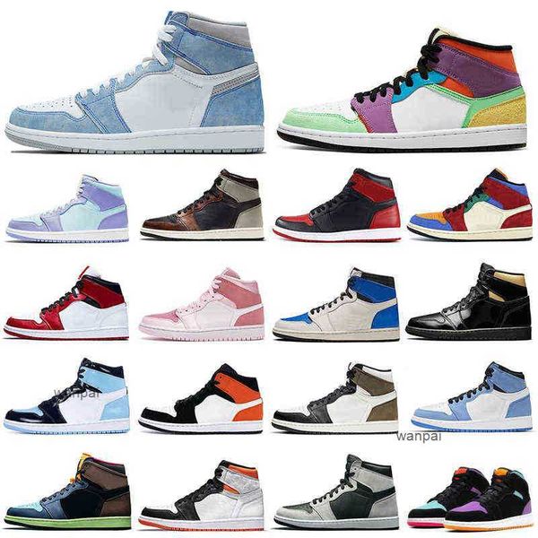 

fashion 1s men basketball shoes 1 hyper royal banned bred shadow chicago women mens trainers sports sneakers walking jogging breathable