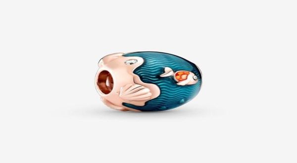 

genuine new arrival 100 925 sterling silver shimmering ocean waves fish charm fit pandora original european charm bracelet fash5307673, Bronze;silver