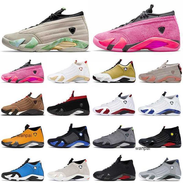 

14 14s men basketball shoes fortune winterized archaeo brown red lipstick shocking pink ginger clot sepia stone thunder mens trainers sports