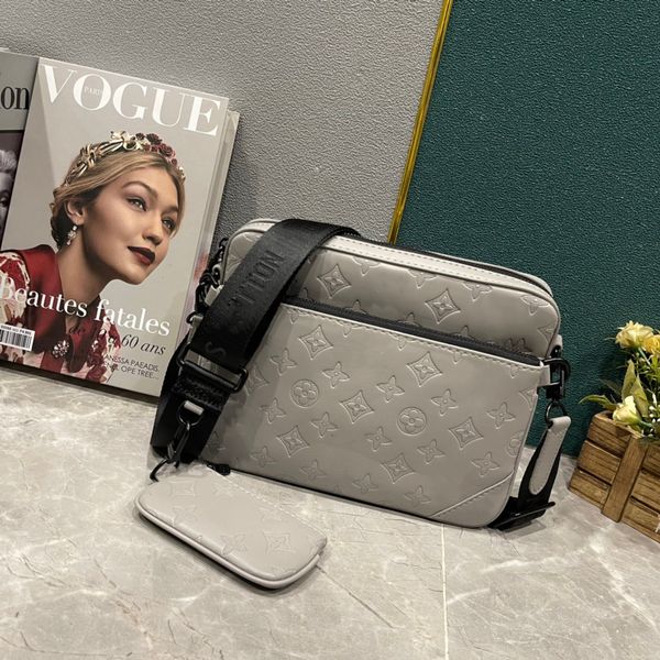 

2023 m46602 handbag men shoulder bags designer cross body luxury man messenger bag satchels 3 piece set satchel fashion handbag composite mi