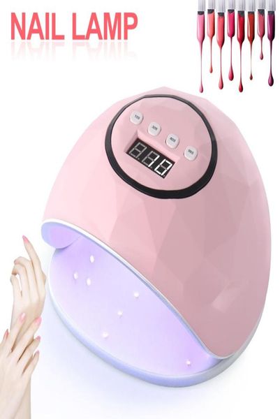 

86w uv lamp nail dryer pro uv led gel nail lamp fast curing gel polish ice for manicure machine8559930