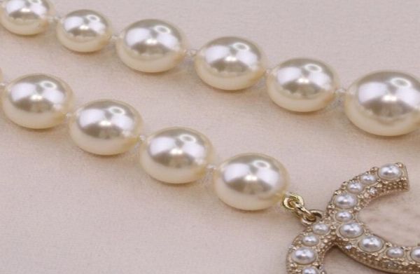 

charm pendant necklace with diamond and white shell 100 words for women wedding jewelry gift have box stamp ps45325628132, Golden