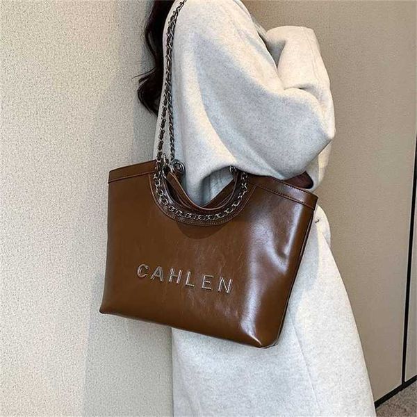 

textured large capacity 2022 autumn and winter new fashion commuting shoulder handheld tote bag factory outlet 70% off pxaf