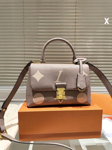 

bag with handle fashionable womens luxury designer leather handbag chain cosmetics messenger shopping shoulder bag womens wallet grade leath