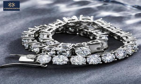 

other bracelets vinregem hip hop rock 925 sterling silver real moissanite diamonds gemstone personality bracelet bangle fine jewel4786062, Golden;silver