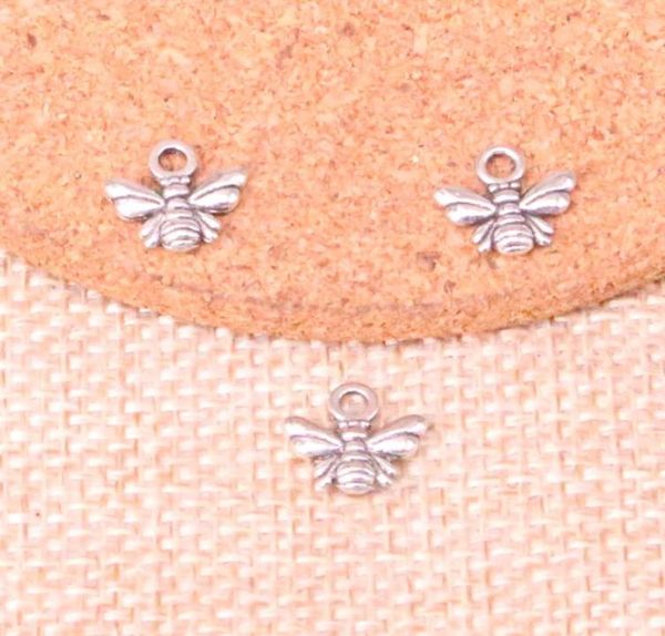 

600pcs charms bee 1011mm antique making pendant fitvintage tibetan silverdiy handmade jewelry9906888, Bronze;silver