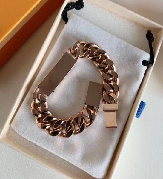 

fashion jewelry stainless alloy bracelets bangles pulseiras stainless steel leather bracelets for man women gift with box r2257129, Black