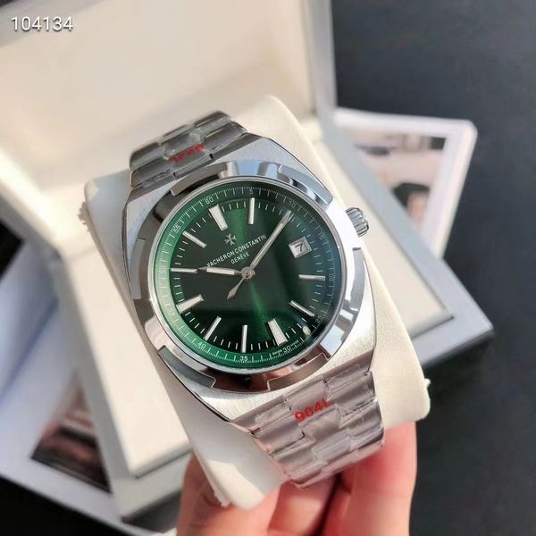 

with original box mens watch luxury automatic mechanical watch 41mm stainless steel strap waterproof sapphire mens fashion business watch, Slivery;brown