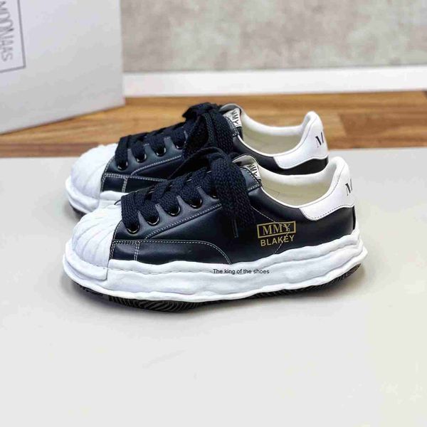 

men shoes maison mihara yasuhiro original sole low cut canvas shoes mmy designer sneakers toe cap sneaker sports shoe women trainers