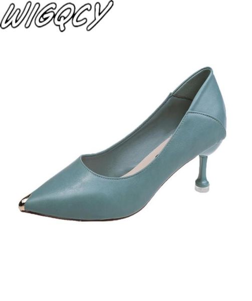 

fashion pumps elegant shoes party womens shoes 2020 2021 high heels casual ol korean zapatos de mujer summer thin heels s9650525, Black