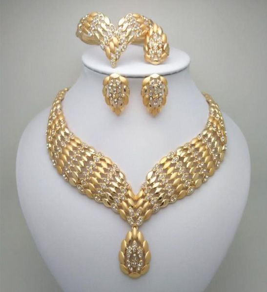 

kingdom ma fashion african dubai gold jewelry women african beads set nigerian bridal jewelry sets wedding accessories 2207182046343, Slivery;golden