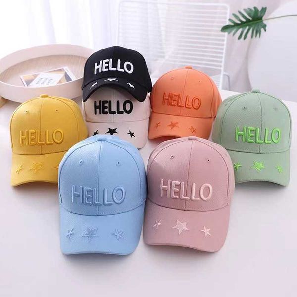 

ball caps 510 yrs children baseball cap kids boys girls snapback hip hop snowflake fashion running man design flat hat baby j230504, Blue;gray