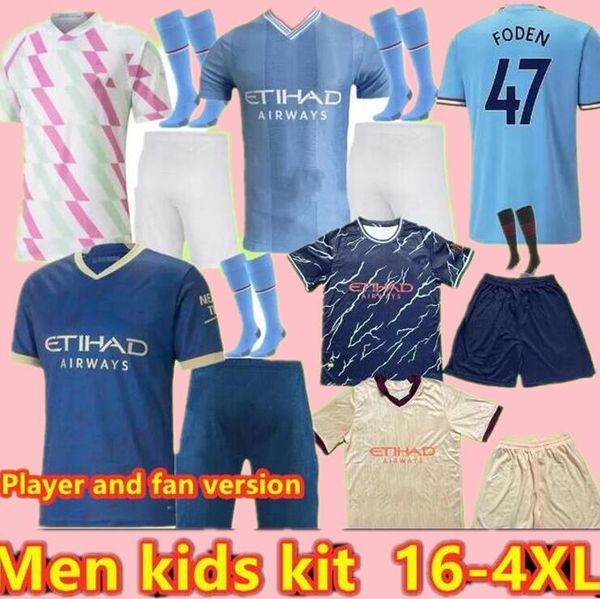 

manchesters 22 23 24 chinese new year haaland soccer jersey alvarezgrealish foden mans cities football shirt de bruyne gomez bernardo mahrez, Black;yellow