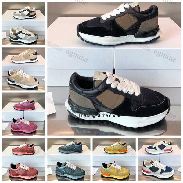 

oversized twisted sole mans espadrille mmy running shoes thick platform designer canvas low sneakers mens platform womens leather suede whit
