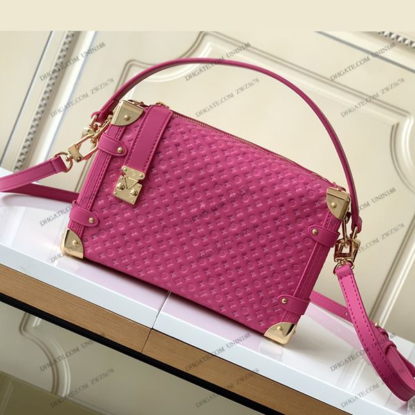 

23ss womens luxurys designers upscale totes bag speedy leather handbags embossment flowers case shouder crossbody women handbag pouch purse