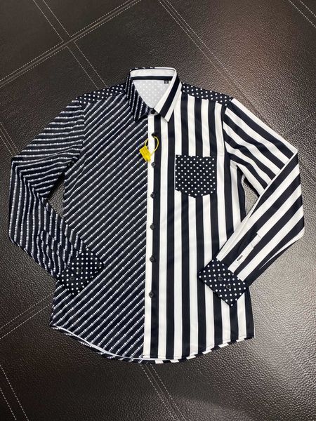 

men's dress shirt slim fit flex collar stretch pint brand clothing men long sleeve dress shirts hip hop style quality cotton 12193, White;black