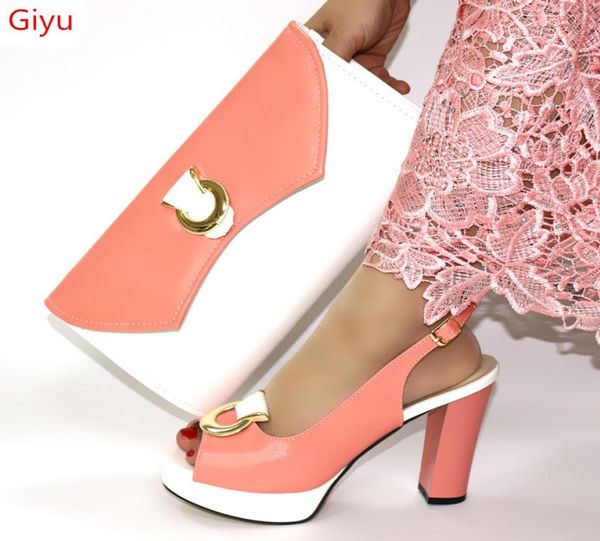 

italian shoes with matching bags for wedding women shoes and bag to match for party nigerian shoes and bag set nj115080122, Black