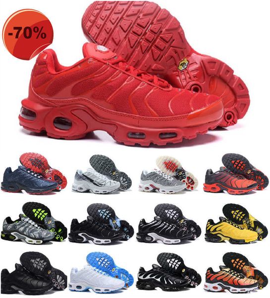 

sandals with box classic mens tn plus running shoes tuned 1 grey volt black yellow neon chaussures university hyper blue red sunset triple w
