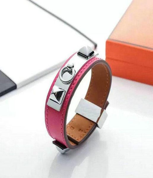 

bangle luxury2021 fashion jewelry genuine leather bracelet for women the gift2210047, Black