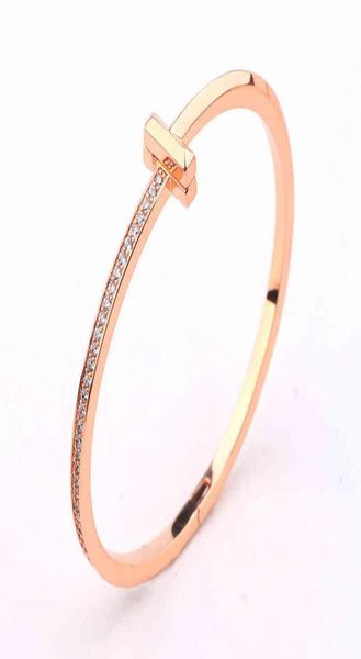 

other bracelets personalized tletter bracelet narrow version small luxury semi micro zircon inlaid women039s fashion celebrity9165552, Golden;silver