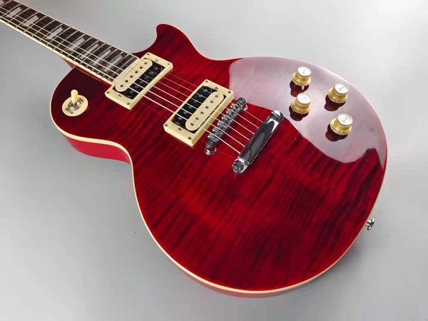 

electric guitar, red wine, mahogany body, rosewood fingerboard, eco paint, guitar for sale, 58