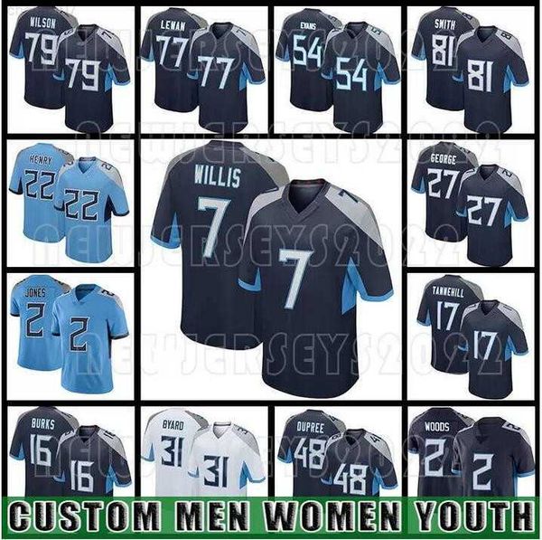 

football jersey tennessee''titans''22 derrick henry 17 ryan tannehill 31 kevin byard 40 dontrell hilliard 7 malik willis, Black;red