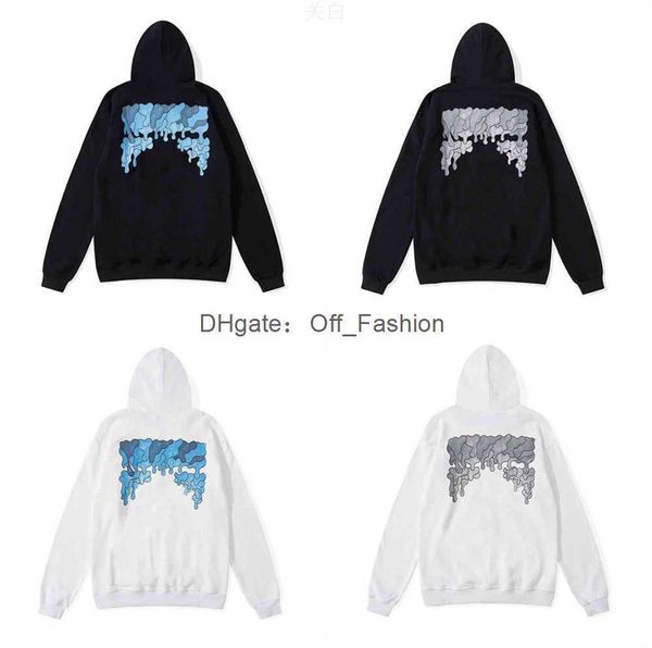 

men's hoodies sweatshirts 2022autumn brand off hoodie gilded plastic and women's couple's whiteoff t-shirts offs white 2bid 9, Black