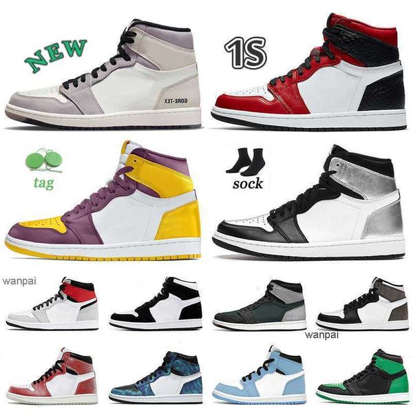 

1s jumpman 1 mens women basketball shoe aaa quality vintage gs version rebellionaire element light bone particle grey unc chicago cactus