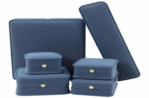 

jewelry pouches bags 1pcs 5 styles gift boxes women pendant necklace bracelet ring for wedding displays showcases9963995, Pink;blue