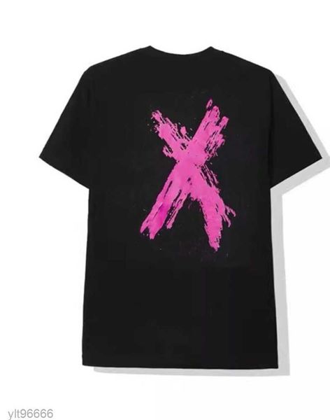 

men's t shirts fashion anti social club cross print t-shirt casual couple short733, White;black