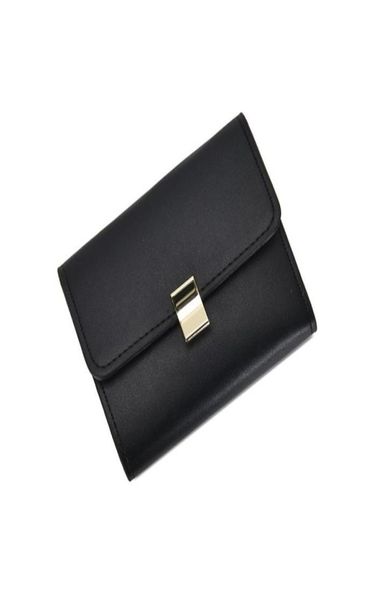 

card women short one mini small ultra thin card bag zero purse women039s three fold multifunction4815595, Black