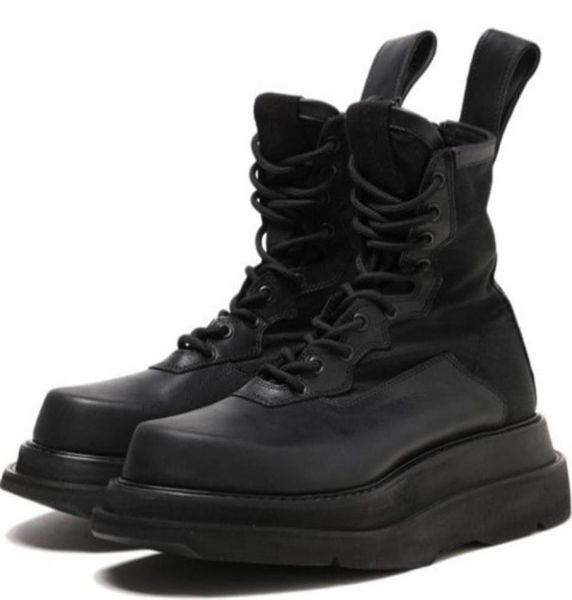 

high fashion genuine leather men039s western boots fashion retro causal persional new list artin boots3619338, Black