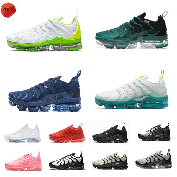 

sandals with box 2023 air vapores max plus tn running shoes mens women terrascape all black griffey reflective grey white blue orange gradie