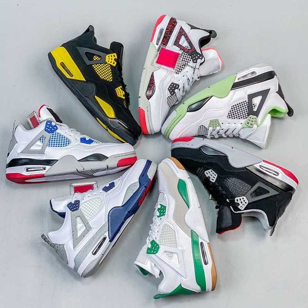 

og jumpman 4 4s basketball shoes jordens mens sb retro pine green seafoam thunder midnight navy military black cat red university blue sail