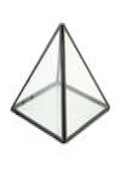 

jewelry pouches bags pyramid storage box glass terrarium design holder clear faceted succulent air plant planter potkeepsake bla1783808, Pink;blue