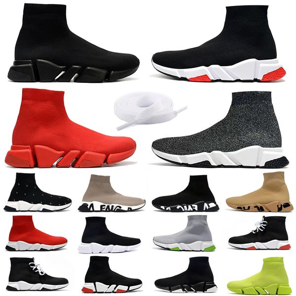 

designer sock shoes casual shoes triple black white red beige casual sports sneakers socks trainers mens women platform shoe trainer size 36