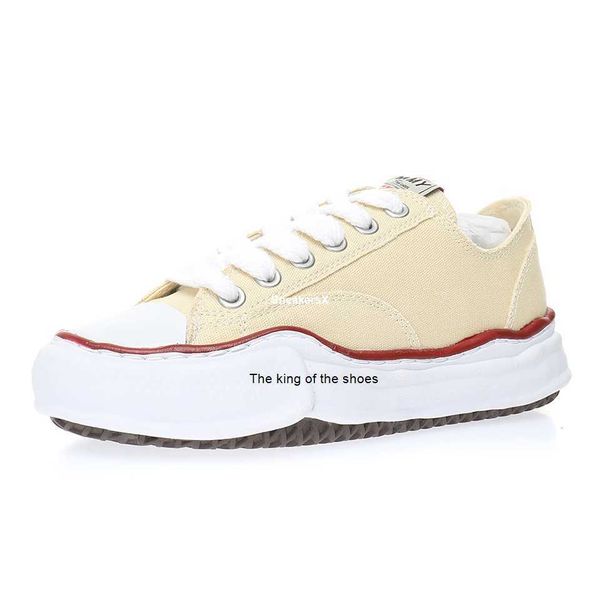 

maison mihara yasuhiro peterson canvas shoes for men mmy sneaker mens designer platform shoe womens sneakers women platforms chunky in cream