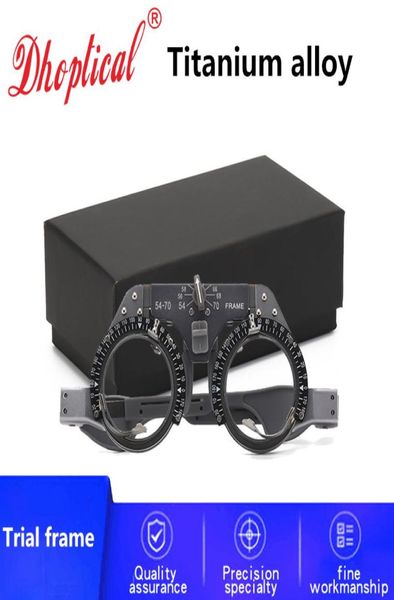 

titanium alloy trial frame adjust pd metal material optical trial lens frame by dhoptical2826466