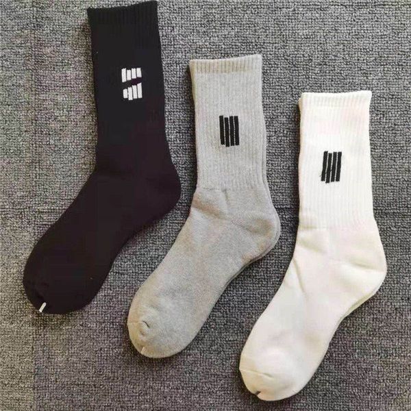 

fashion defeated designer mens socks women men cotton all-match classic breathable mixing football basketball socks, Black