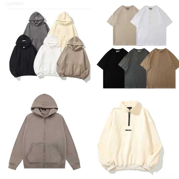 

2023 ess hoodie mens women hoody winter warm designer hoodies fashion streetwear pullover sweatshirts clothing shirts chest letter laminated, Black