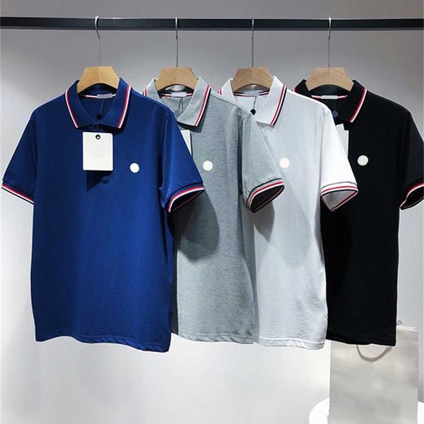 

4 colors classic chest mens polo shirt france luxury brand shirts olg1, White;black